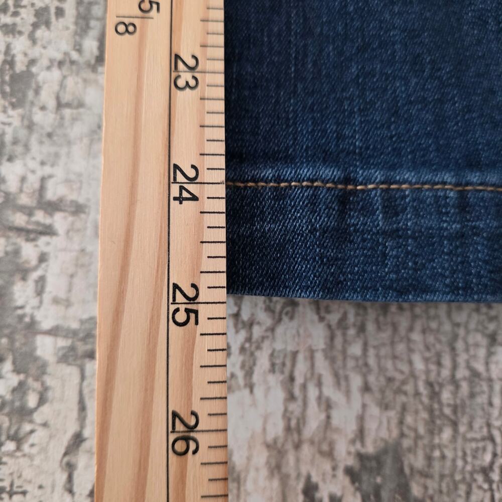 Lane Bryant Midrise Wide Leg Crop Blue Jeans Size 14 - Picture 8 of 8